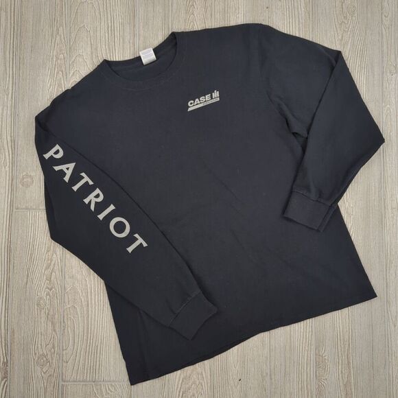 CaseIH Black Long Sleeve T-Shirt Patriot Sprayer Benson MN Size XL - Picture 1 of 6